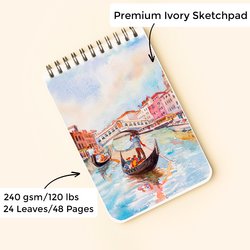 A6 Viviva SketchPad: Replacement for Travel Paint Kit