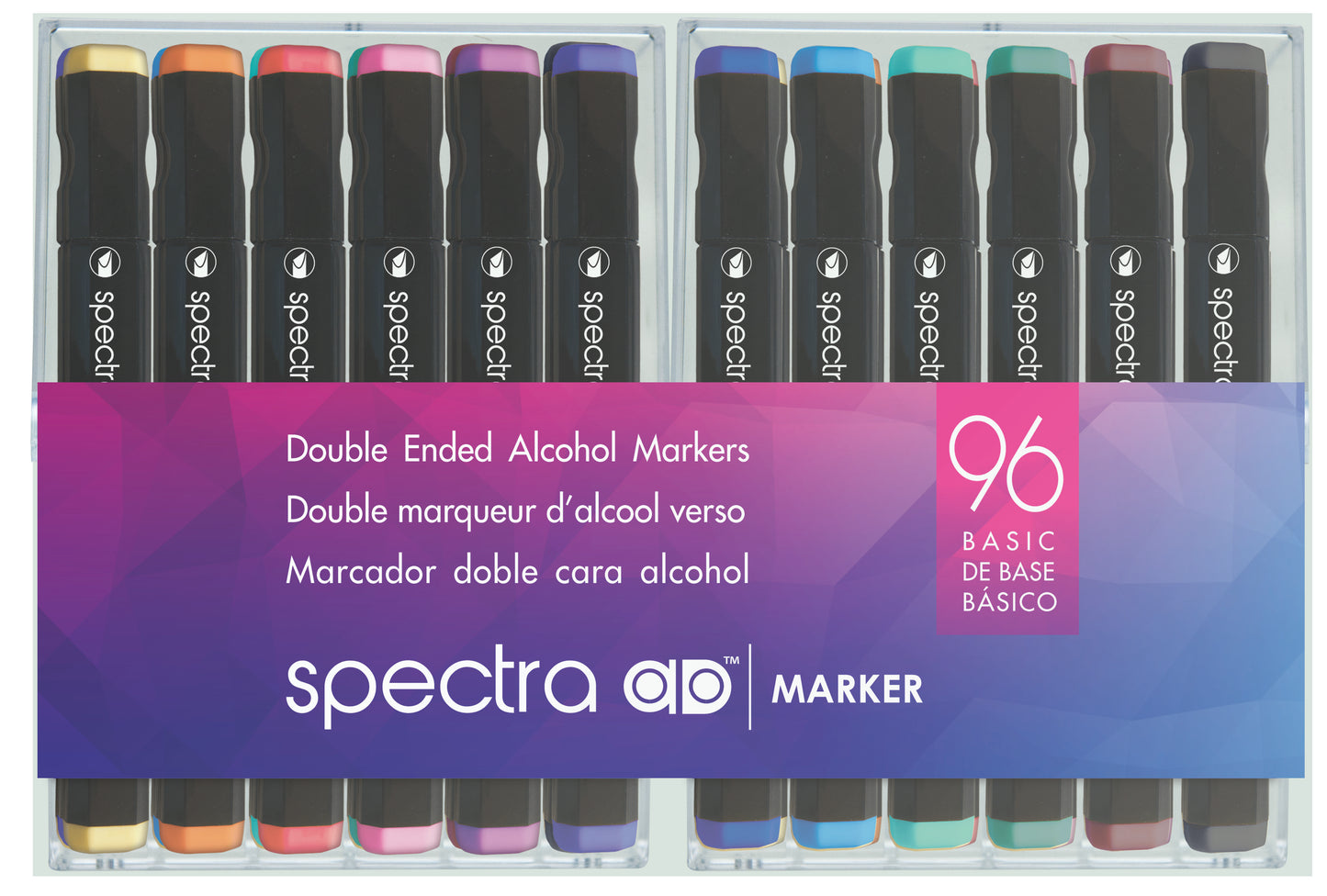 Spectra Double-Ended Alcohol Markers 96 Basic Set