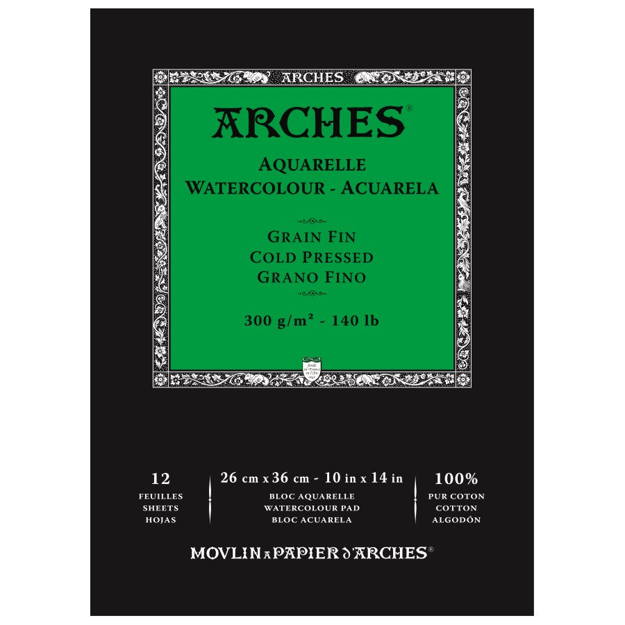 Arches Cold-Press 10"x14" Pad