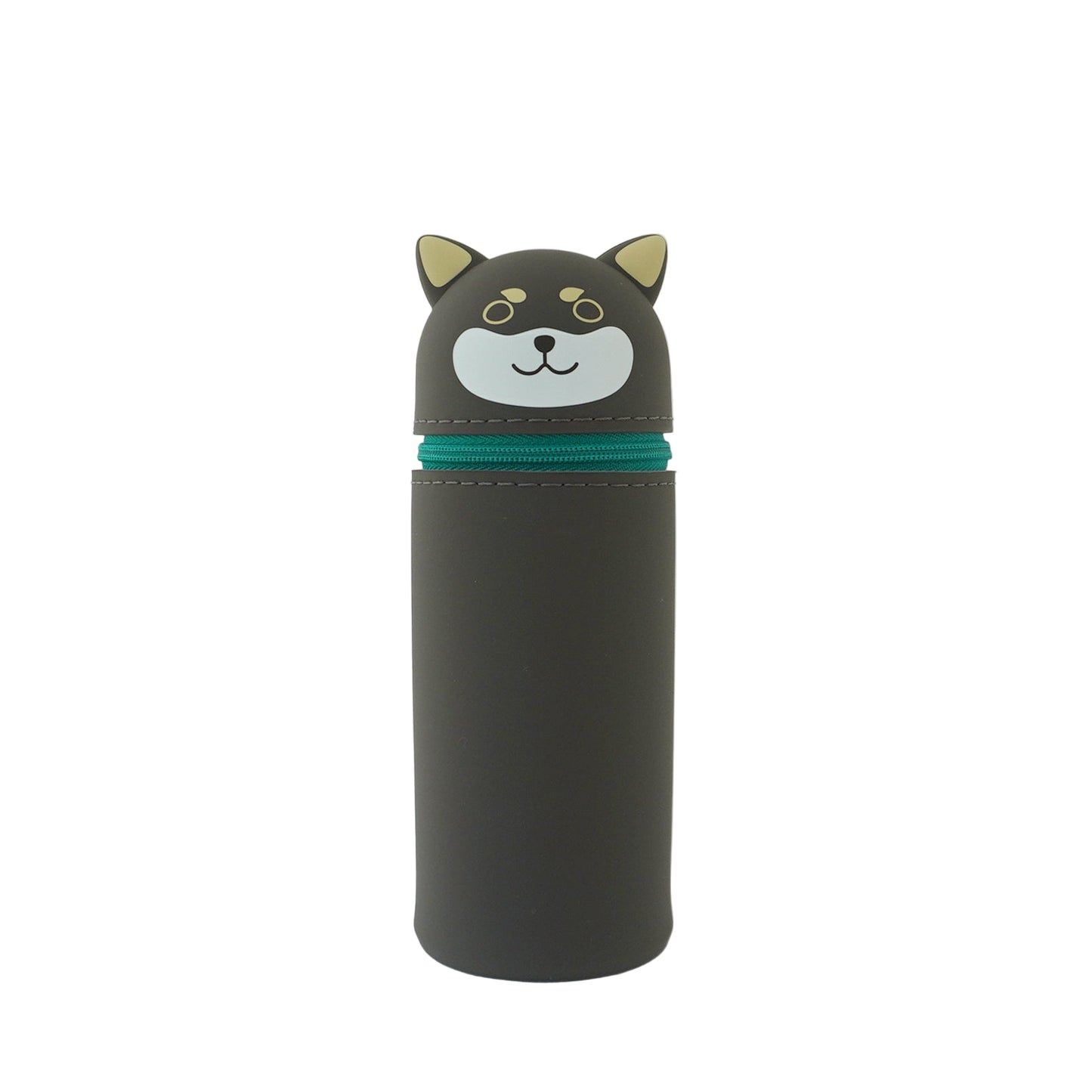 Black Shiba Punilabo Stand Up Pen Case