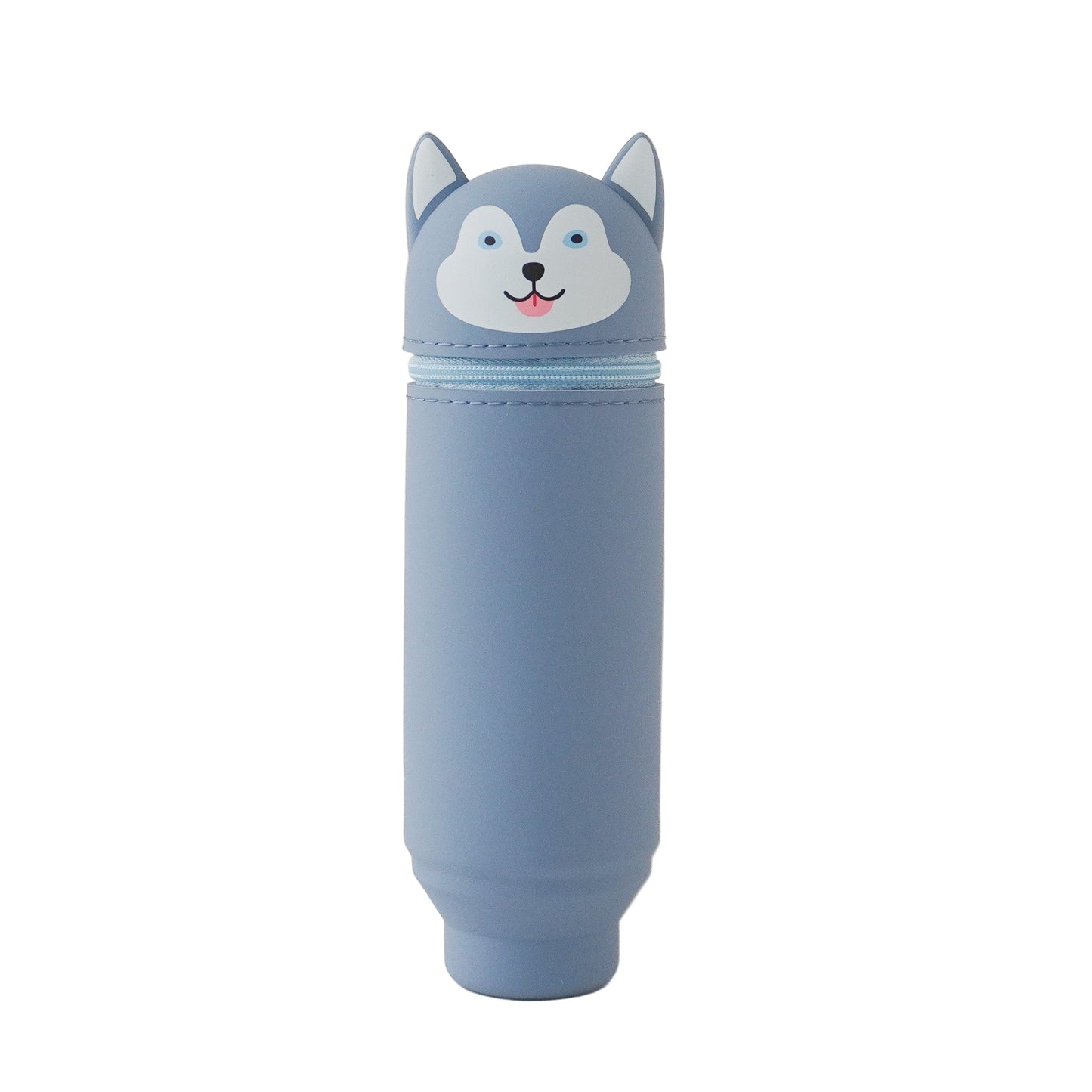 Gray Husky Punilabo Stand Up Pen Case