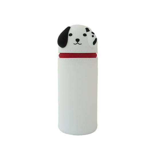 White Dalmation Punilabo Stand Up Pen Case