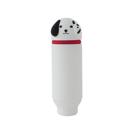 White Dalmation Punilabo Stand Up Pen Case