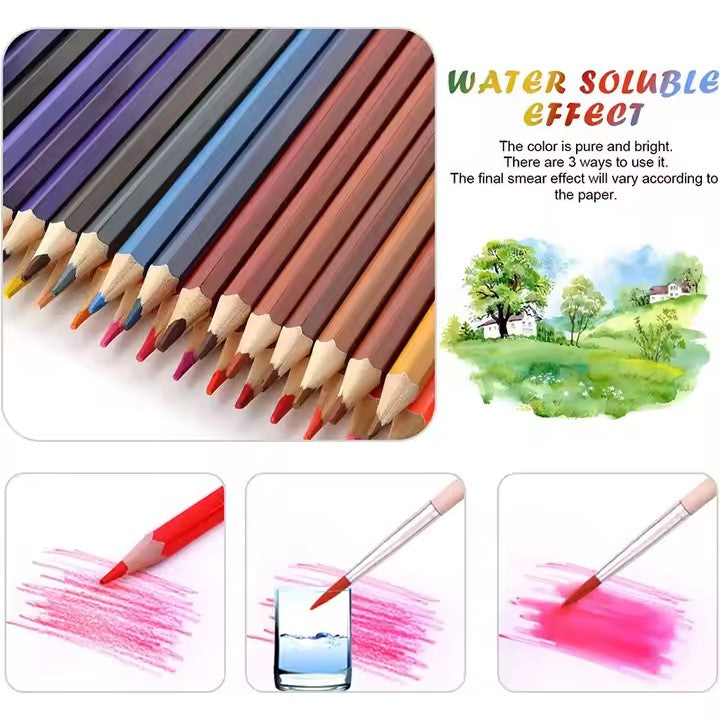 Watercolor Pencil Set: 48 pencils