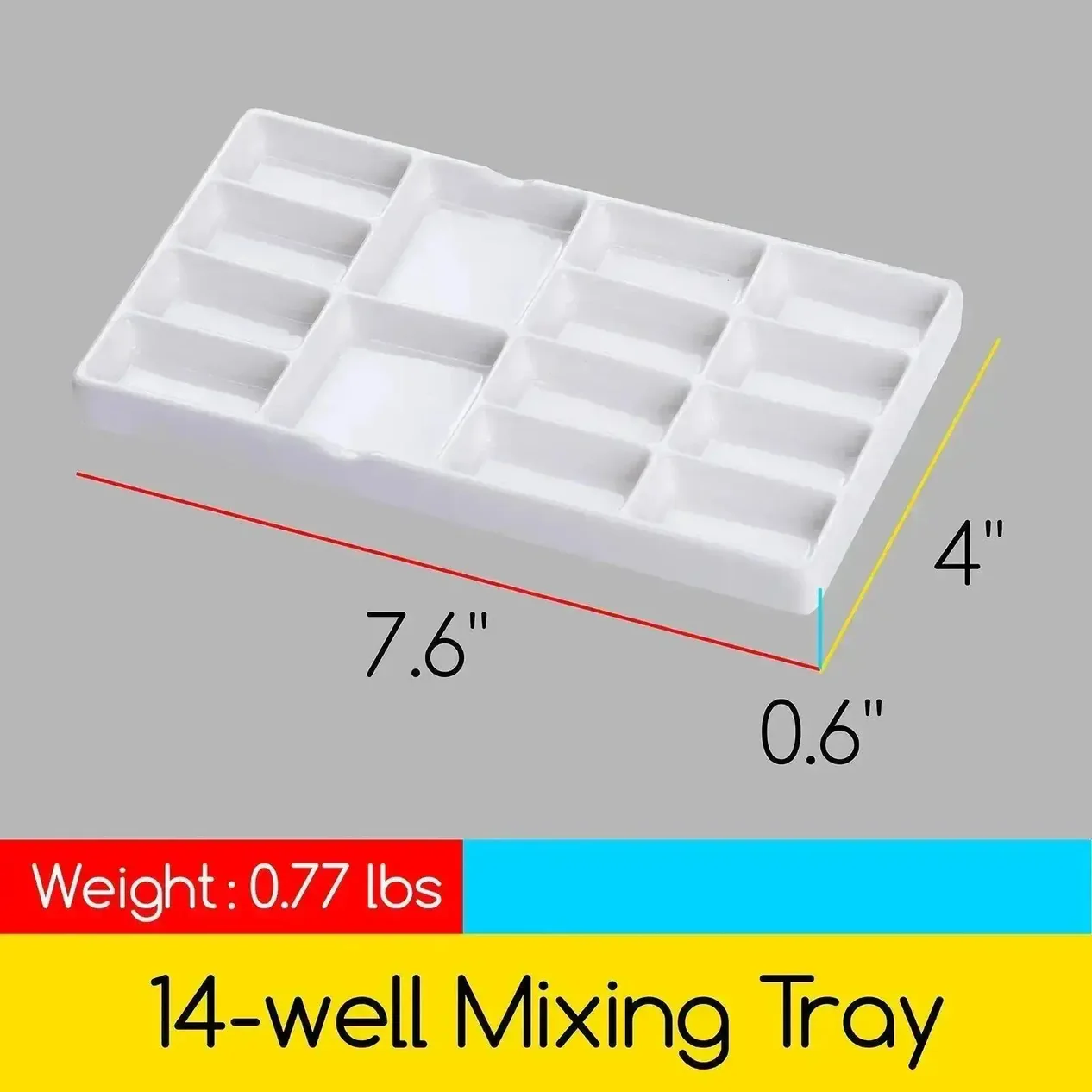 Meeden 14 Well Mixing Tray