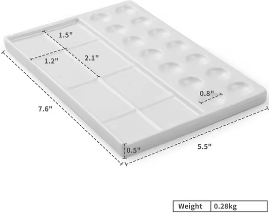22 Well Ceramic Palette
