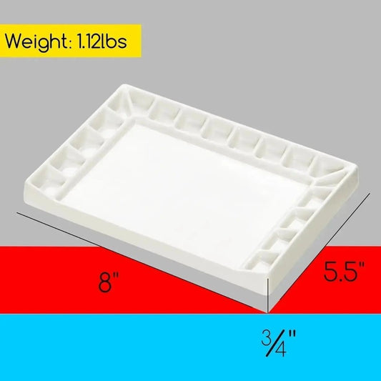 MEEDEN 18-Well Porcelain Artist Paint Palette