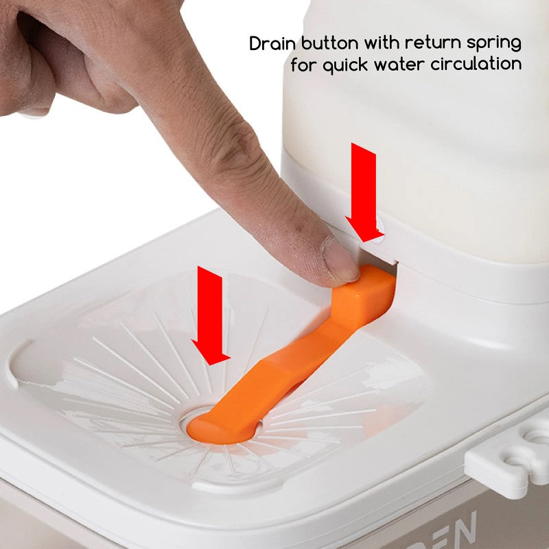 MEEDEN Foldable Paint Brush Cleaner-White