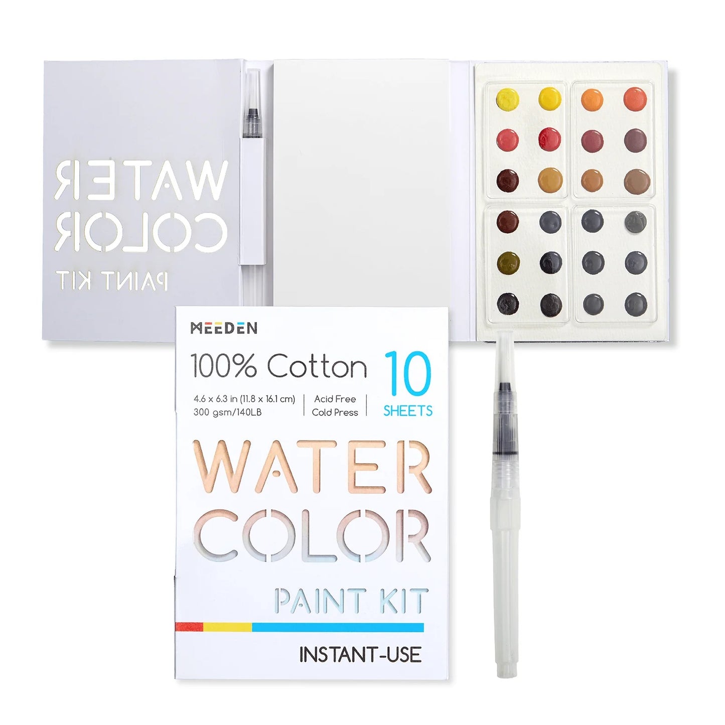 Meeden Instant-Use Portable Watercolor Kit