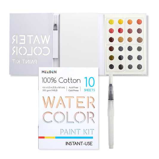 Meeden Instant-Use Portable Watercolor Kit