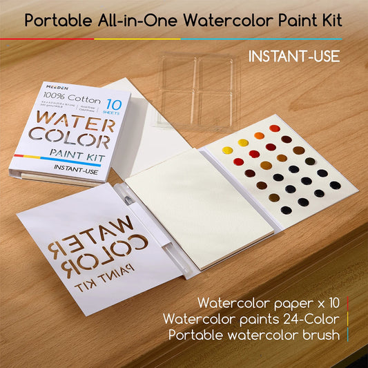 Meeden Instant-Use Portable Watercolor Kit
