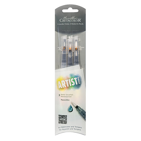 Pentel Aquash Water 4-Brush Set - Meininger Art Supply