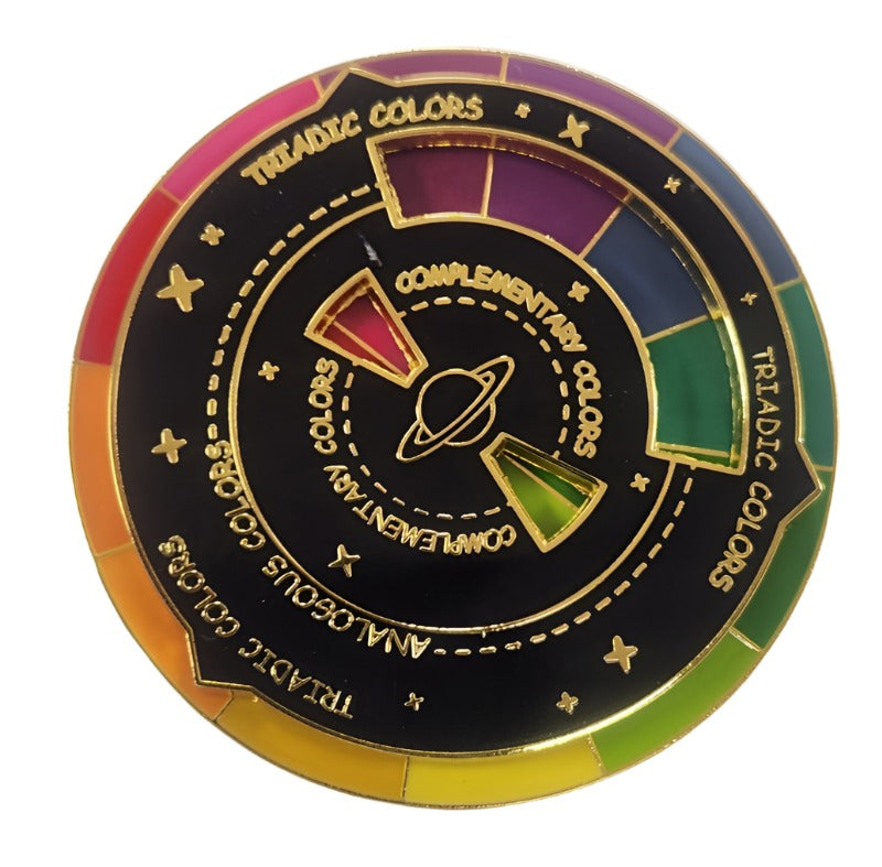 Color Wheel Enamel Pin