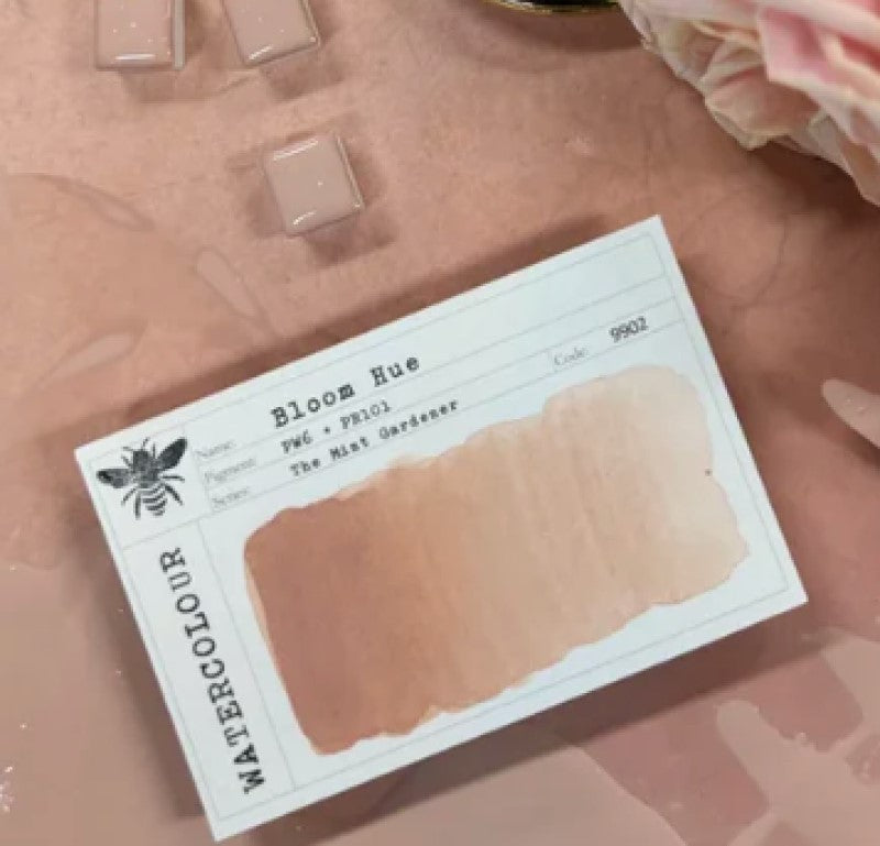 Bloom Hue Half Pan Watercolor: Stoneground Paint Co.