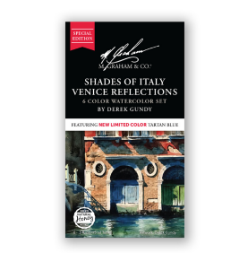 NEW Shades of Italy - Venice Reflections - 6 Color Watercolor Set