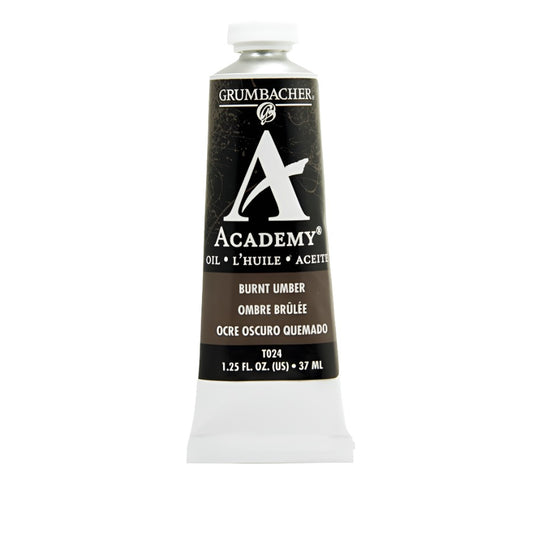 Burnt Umber 37ml tube Academy Oil Color