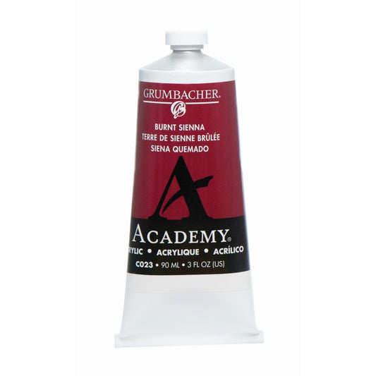 90ml Academy Acrylic Burnt Sienna