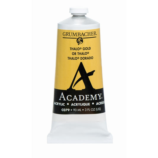 90ml Academy Acrylic Thalo Gold