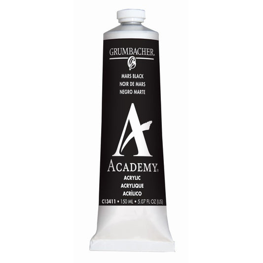 150ml Academy Acrylic Mars Black