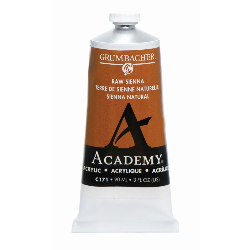 90ml Academy Acrylic Raw Sienna