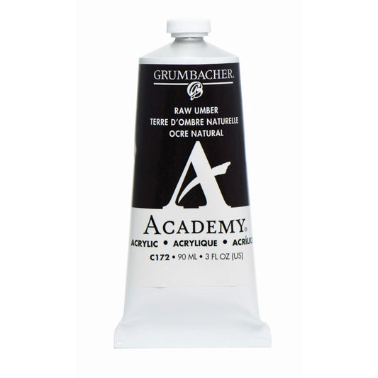 90ml Academy Acrylic Raw Umber