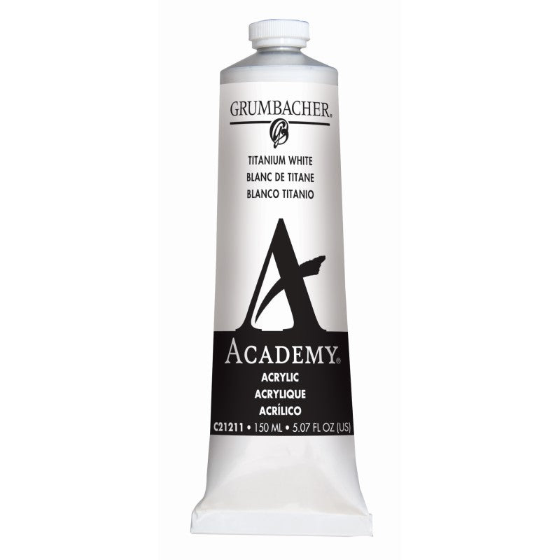 150ml Academy Acrylic Titanium White