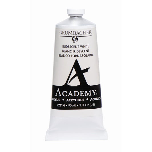 90ml Academy Acrylic TIridescent White