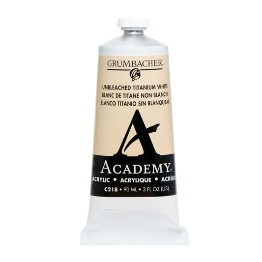 90ml Academy Acrylic Unbleached Titanium White