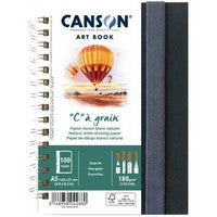 A5 (5.8"x8.3") Canson "C" a grain Art Book