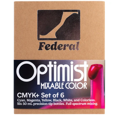 Optimist CMYK Set of 6 Federal Ink Colors