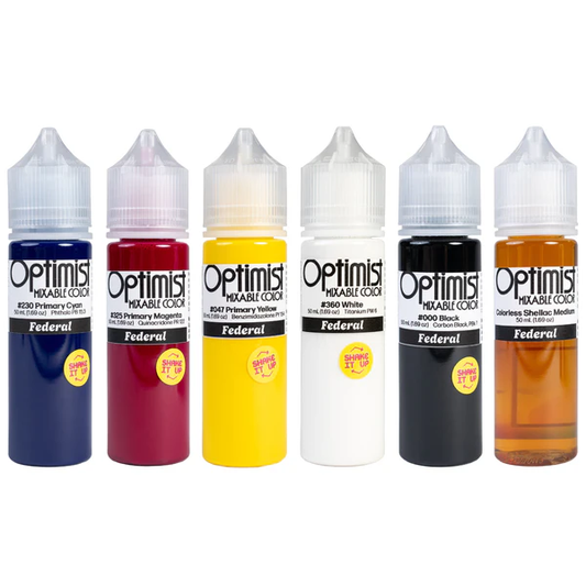 Optimist CMYK Set of 6 Federal Ink Colors