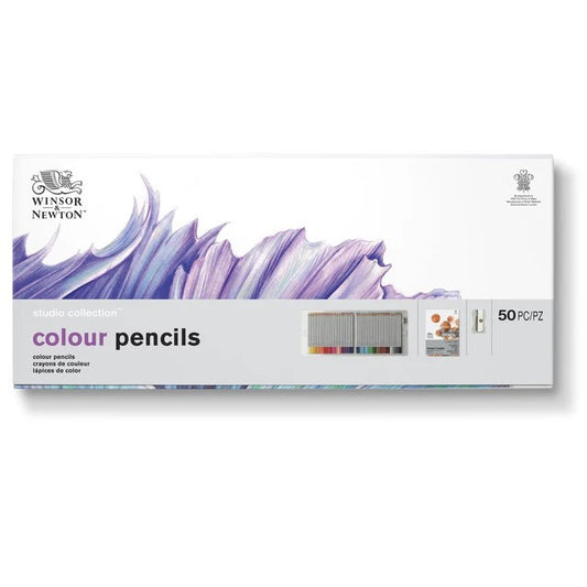 Winsor & Newton Studio Collection 50pc Colour Pencil Set