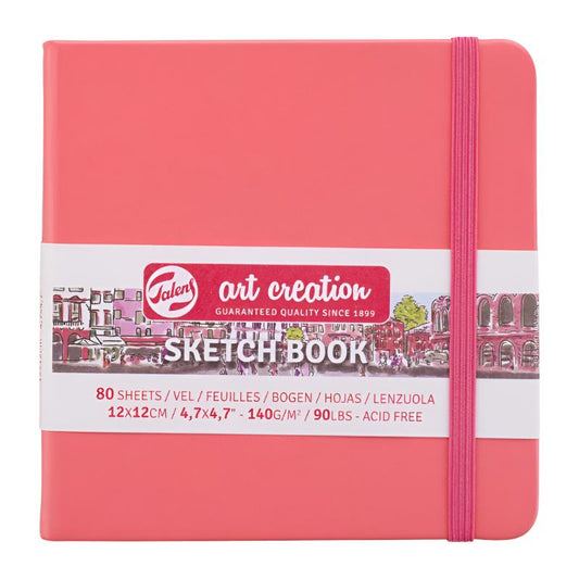 Talens Art Creation Sketchbook - Coral 4.7" x 4.7" Small Square