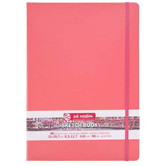 Talens Art Creation Sketchbook - Coral 11.7" x 8.3" Large Portrait