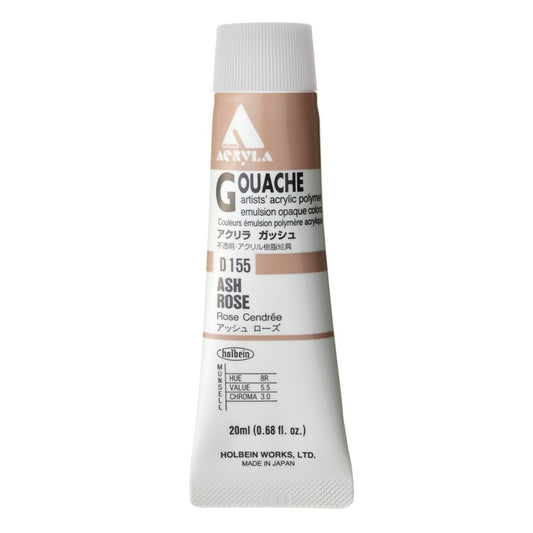 Ash Rose 20ml Holbein Acrylic Gouache Tube D155