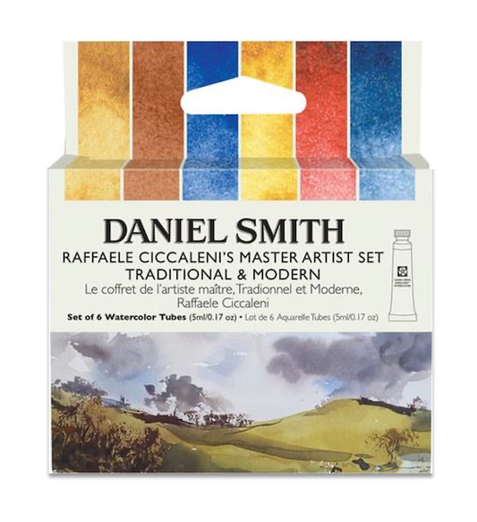 Raffaele Ciccaleni's Master Artist Set Traditional & Modern – Daniel Smith watercolors (6 tube)