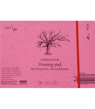 Drawing Pad #authenticbook - 32 pages (9 5/8" x 6 7/8")