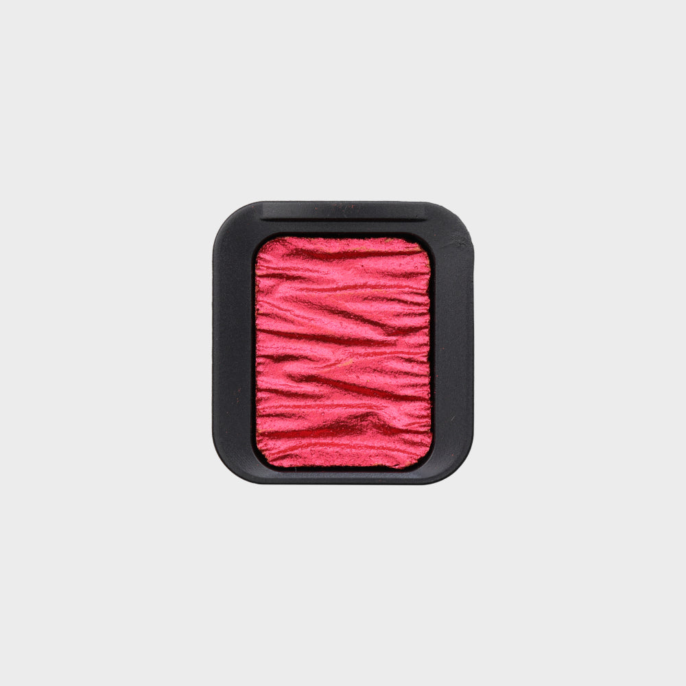 Fiery Red Pearlescent Finetec Premium Color Square