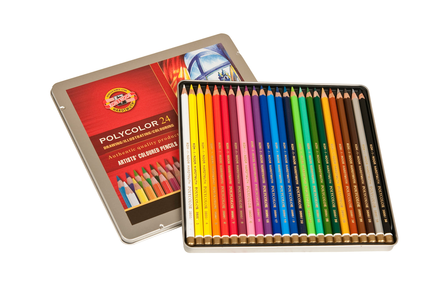 Polycolor24 Colored Pencil Set