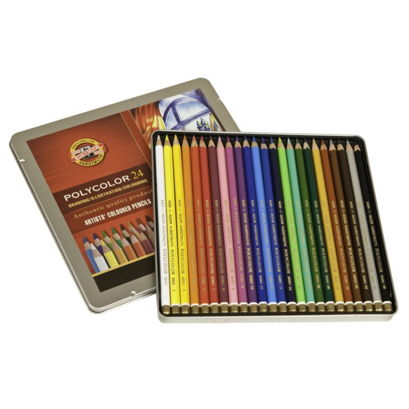 Polycolor Pencil Tin with 24