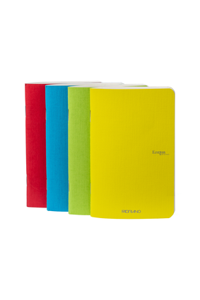 Ecoqua 3.5"x5.5" Journals - 4/pkg Spring Colors