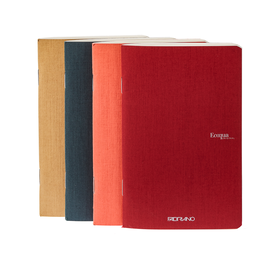 Ecoqua 3.5"x5.5" Journals - 4/pkg Fall Colors