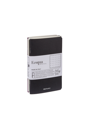 Ecoqua 3.5"x5.5" DOTTED Journals - 4/pkg Winter Colors