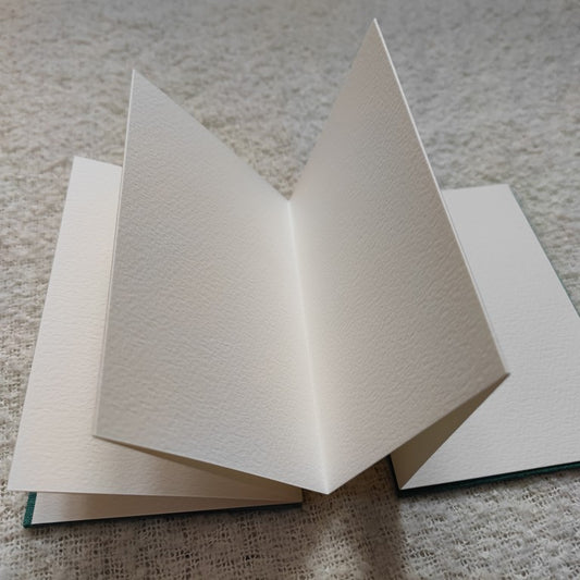 Potentate Concertina Watercolor Flip Book: Green