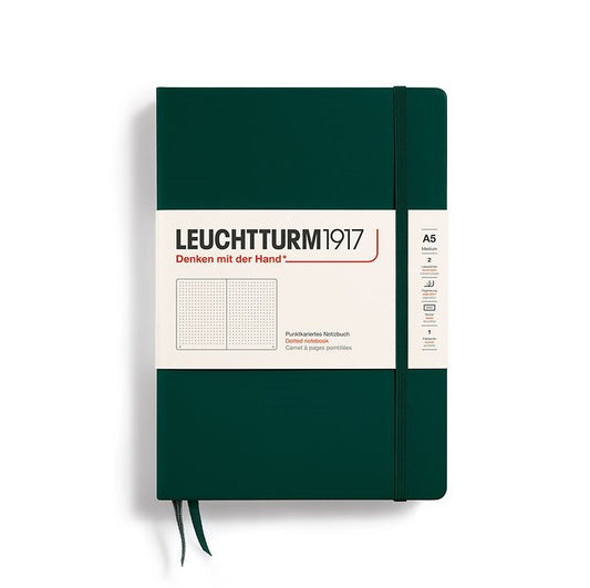 Forest Green A5 Medium Hardcover Dotted Classic Notebook from Leuchtturm1917