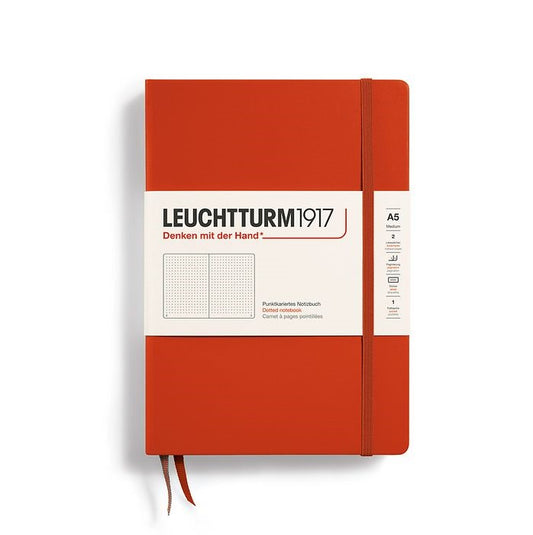 Fox Red A5 Medium Hardcover Dotted Classic Notebook from Leuchtturm1917