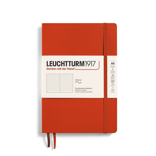 Fox Red A5 Medium Softcover Dotted Notebook from Leuchtturm1917