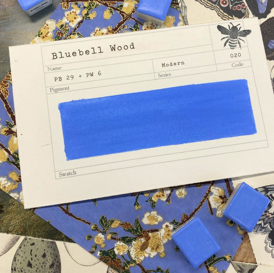 Bluebell Wood Half Pan Gouache: Stoneground Paint Co.