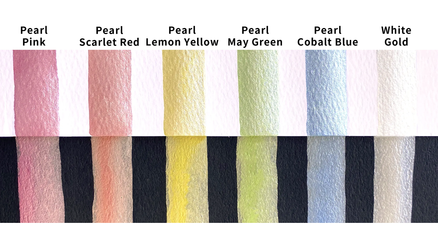 Gansai Tambi PEARL 6 Color Set MC20PC/6V