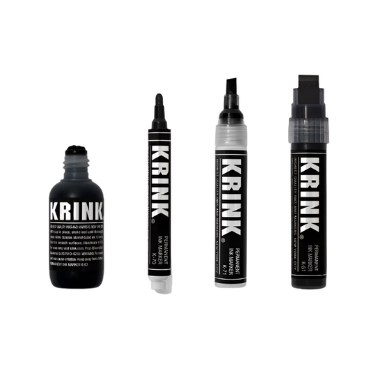 Krink Super Black 4 pack Permanent Markers